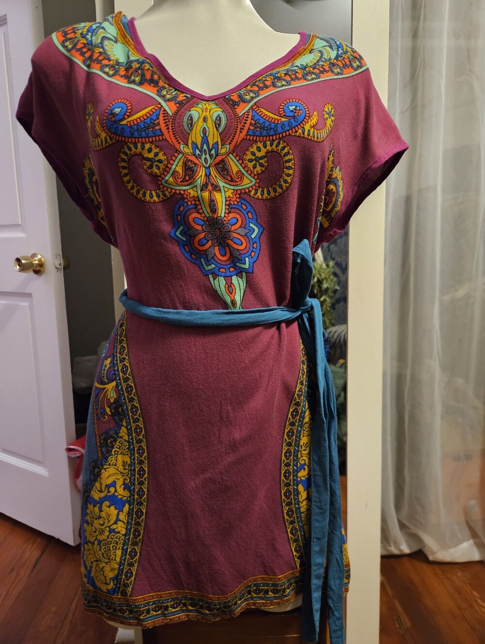 Small * Flying Tomato * Dress * High Low * RAYON * Belted